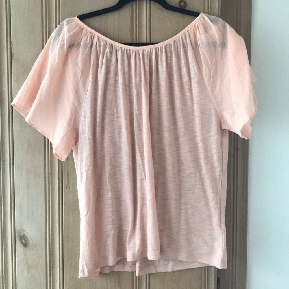 Linen/ cotton short sleeve tee